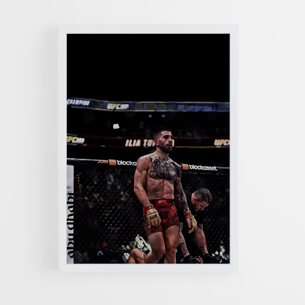 Poster Ilia l'Inébranlable – affiche MMA (vue 3)